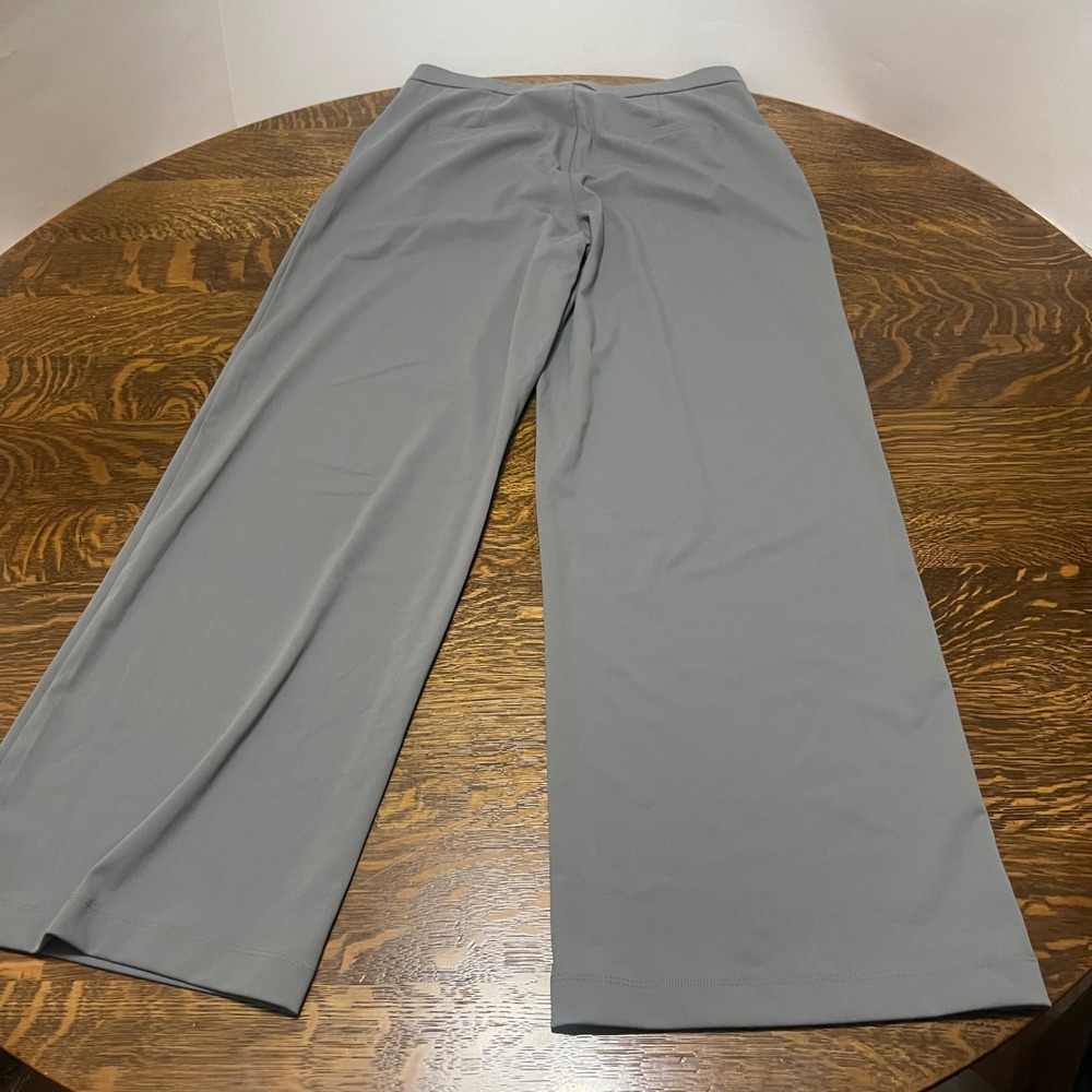 Halara Wide Leg Pants Womens Large Tall Gray High Waisted Stretchy Trousers - Picture 2 of 9